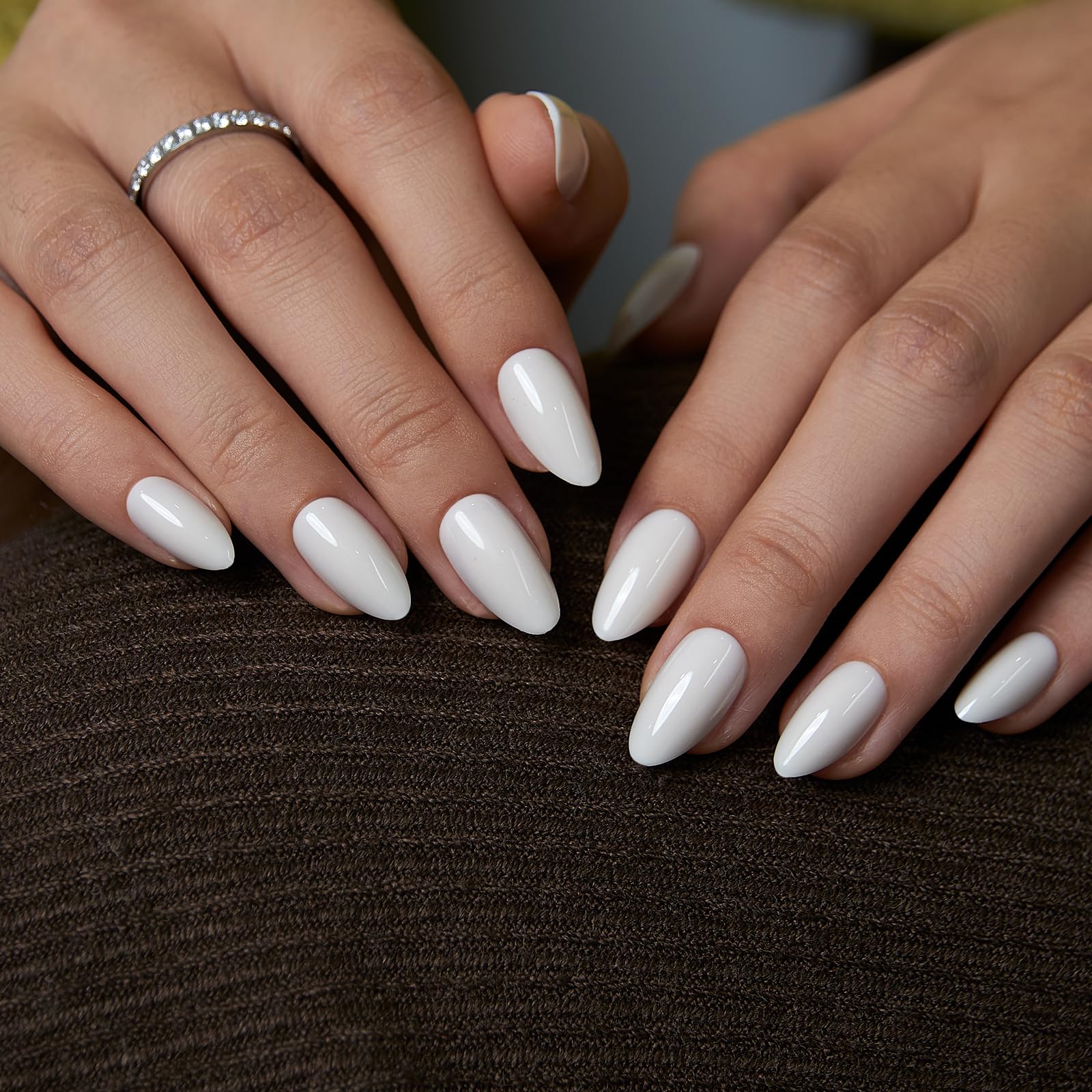 Amazon.com: CurvLife Press On Nails – 30Pcs Soft Gel Almond Fake